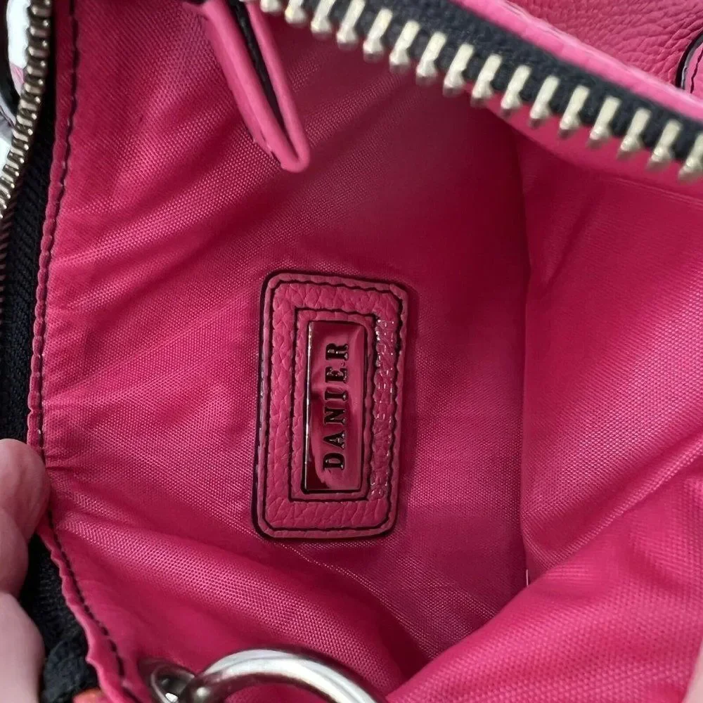Danier Pink Leather crossbody women’s handbag